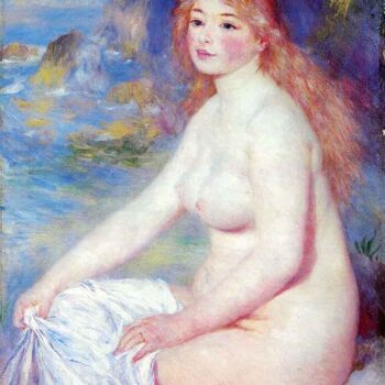 The Blond Bather #1 by Renoir