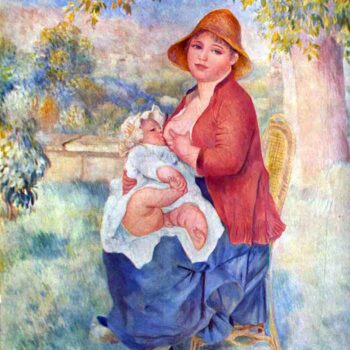 The Child at The Chest Maternity by Renoir