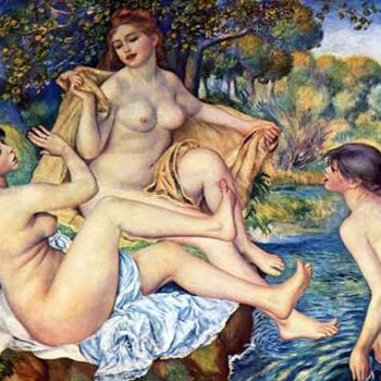 The Large Bathers by Renoir