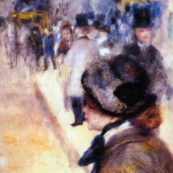 The Place Clichy by Renoir