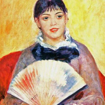 Woman with Fan by Renoir