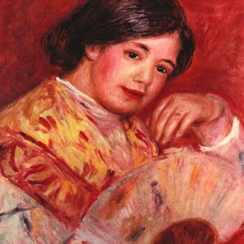 Young Girl with Fan by Renoir