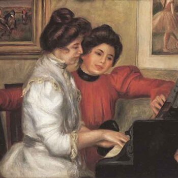 Yvonne and Christine Lerolle at The Piano by Renoir
