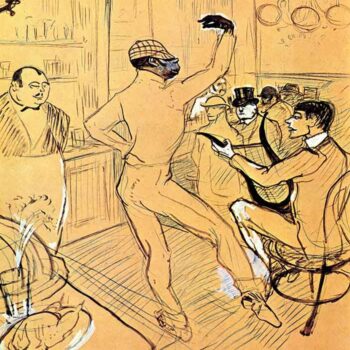 Chocolat Dance by Toulouse-Lautrec