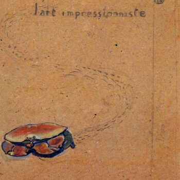 Crab on The Sand by Toulouse-Lautrec