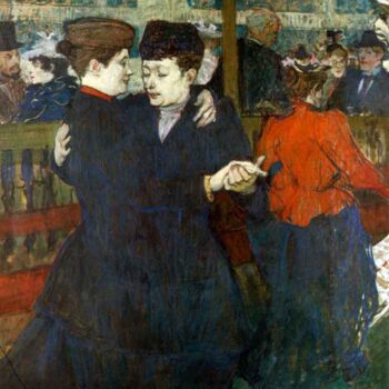 Dancing a Valse by Toulouse-Lautrec