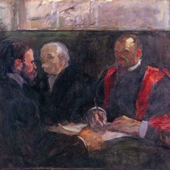Examination on The Academy of Medicin by Toulouse-Lautrec