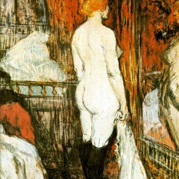 Female Nude by Toulouse-Lautrec