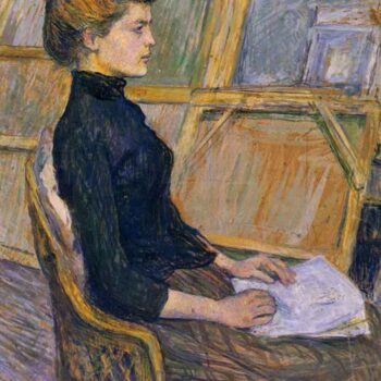Helene Vary in The Study by Toulouse-Lautrec