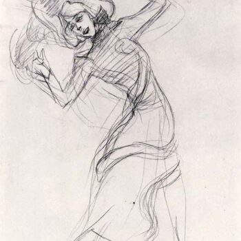 Jane Avril 4 by Toulouse-Lautrec