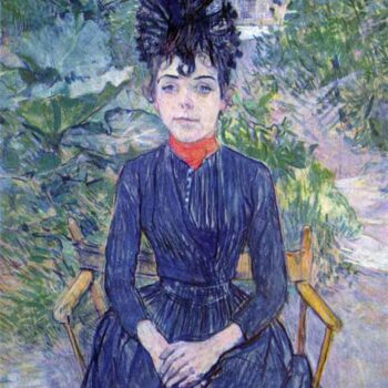 Justine Dieuhl by Toulouse-Lautrec