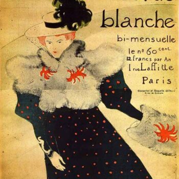 La Reveu Blanche by Toulouse-Lautrec