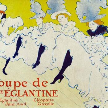 La Troup De Mlle Elegant Poster 1895 by Lautrec