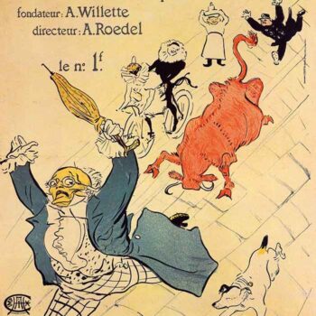 La Vache Enragee by Toulouse-Lautrec