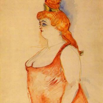 Lady Cocyte by Toulouse-Lautrec