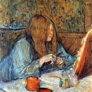 Madam Poupoule on The Toilet by Toulouse-Lautrec