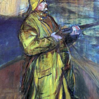 Maurice Joyant at The Bay Somme by Toulouse-Lautrec
