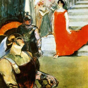 Messalina Descending by Toulouse-Lautrec