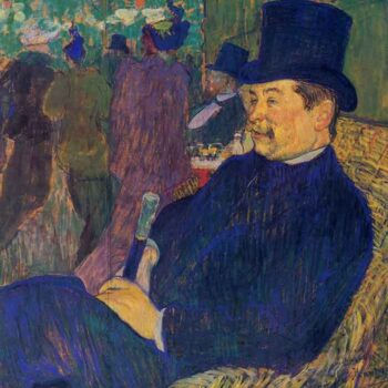 Mister Delaporte in The Garden of Paris by Toulouse-Lautrec
