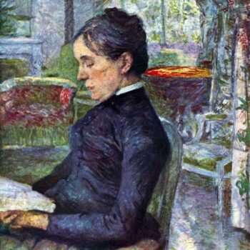 Portrait of The Countess by Toulouse-Lautrec