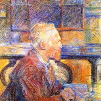 Portrait of Van Gogh by Toulouse-Lautrec