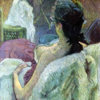 Resting Model by Toulouse-Lautrec