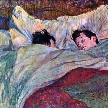 Sleeping by Toulouse-Lautrec