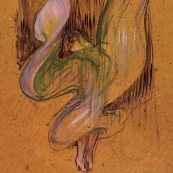 Study For Loie Fuller by Toulouse-Lautrec
