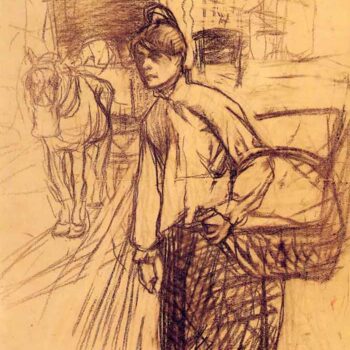 Study For The Washing Machine by Toulouse-Lautrec