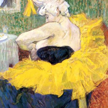 The Clowness Cha U Kao by Toulouse-Lautrec