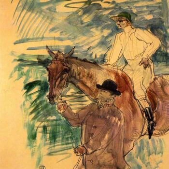 The Jockey 3 by Toulouse-Lautrec