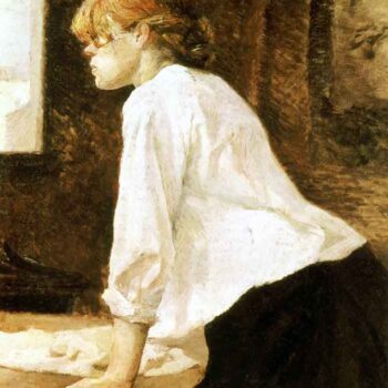 The Laundress by Toulouse-Lautrec