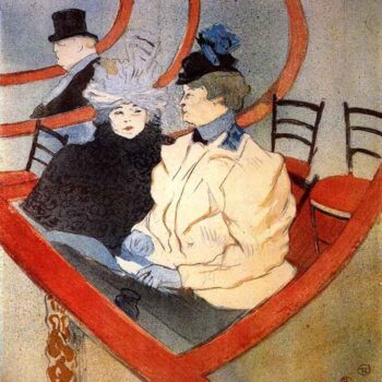 The Loge 2 by Toulouse-Lautrec