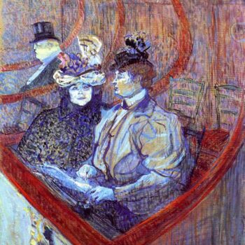 The Loge by Toulouse-Lautrec