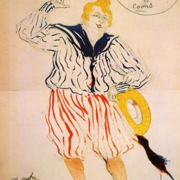 The Seamen Song by Toulouse-Lautrec