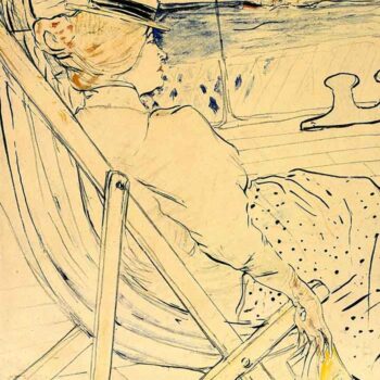The Traveller by Toulouse-Lautrec