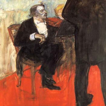 The Violinist Dancla by Toulouse-Lautrec