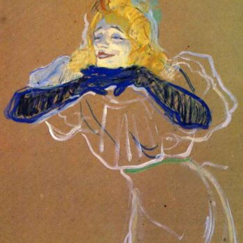 Yvette Guilbert Sings by Toulouse-Lautrec