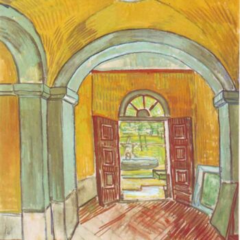 Entrance to The Hospital by Van Gogh