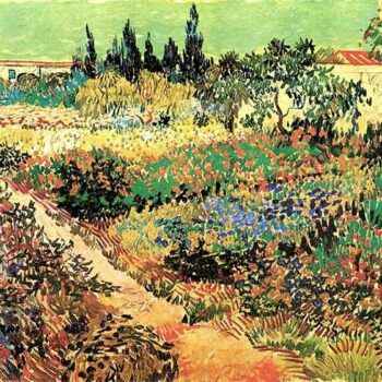 Flowering Garden with Path