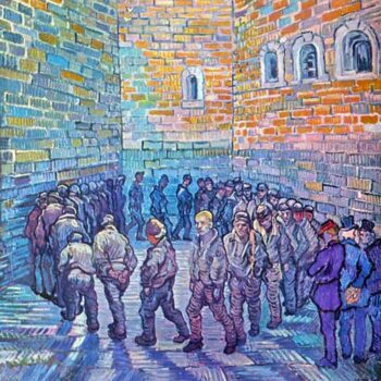 Prisoners Walking The Round by Van Gogh