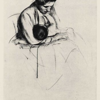 Mother Nurses Child by Cassatt