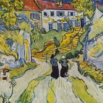 Street and Road in Auvers by Van Gogh