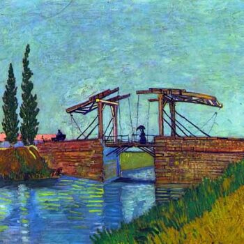 The Anglois Bridge at Arles (The Drawbridge) by Van Gogh