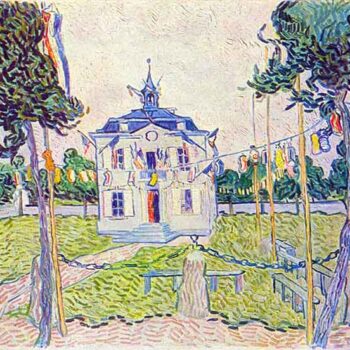 The Community House in Auvers by Van Gogh
