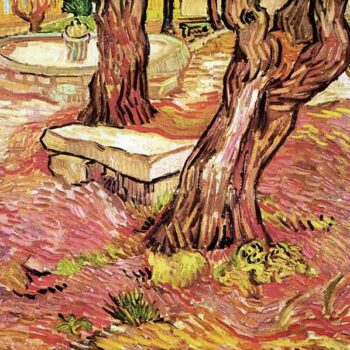 The Stone Bench in The Garden of Saint-Paul Hospital