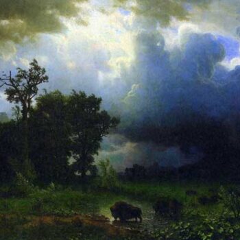 Before The Storm by Bierstadt