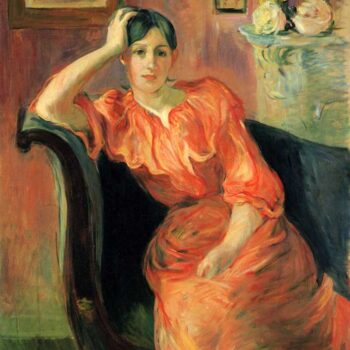 Portrait of Jeanne Pontillon by Morisot