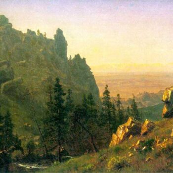 Wind River Country by Bierstadt