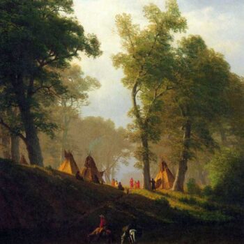 Wolf River, Kansas by Bierstadt